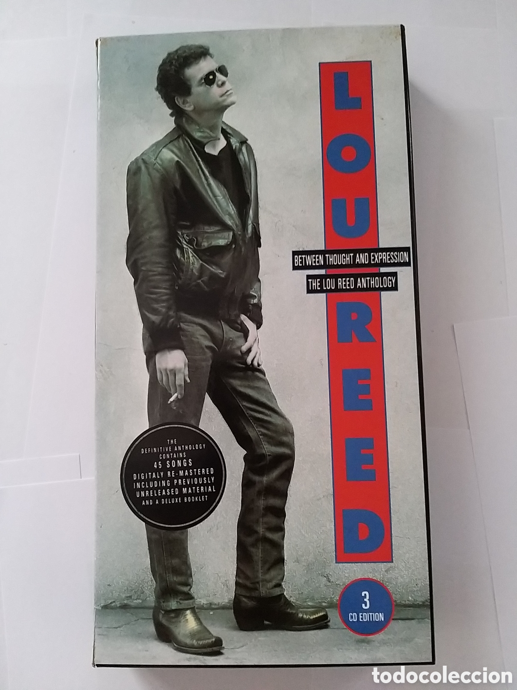CDs de m&uacute;sica: LOU REED - THE ANTHOLOGY - BETWEEN THOUGHT AND EXPRESSION - 3 CD BOX SET - Foto 1