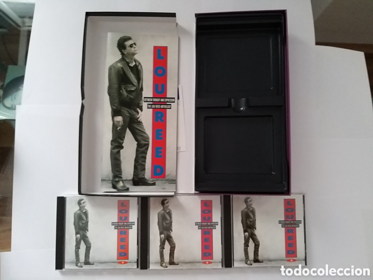 CDs de m&uacute;sica: LOU REED - THE ANTHOLOGY - BETWEEN THOUGHT AND EXPRESSION - 3 CD BOX SET - Foto 6