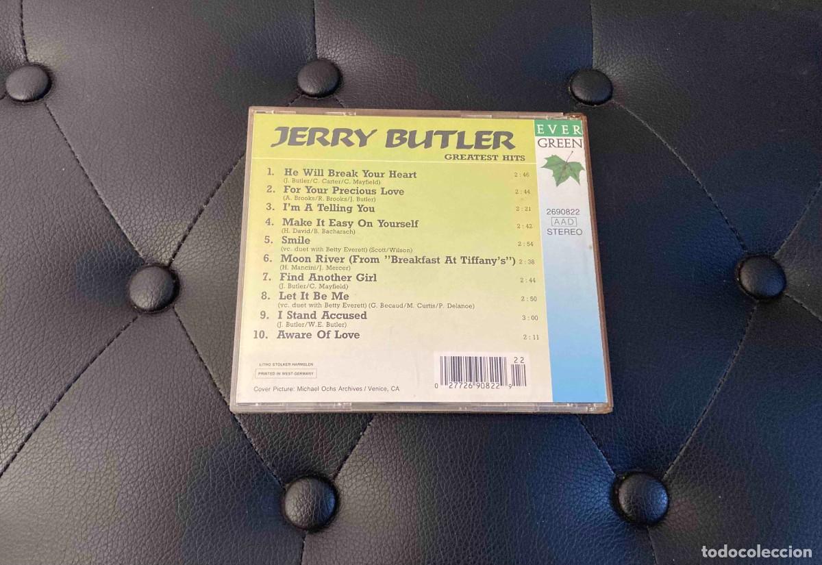 CDs de m&uacute;sica: CD. Jerry Butler. Greatest hits - Foto 2