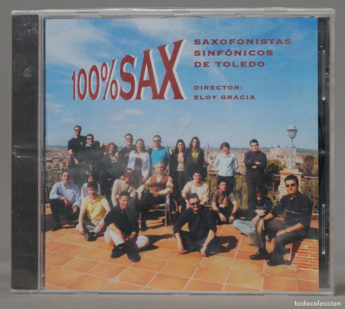 CDs de M&uacute;sica: CD. 100% SAX. Saxofonistas sinfonicos de Toledo. PRECINTADO