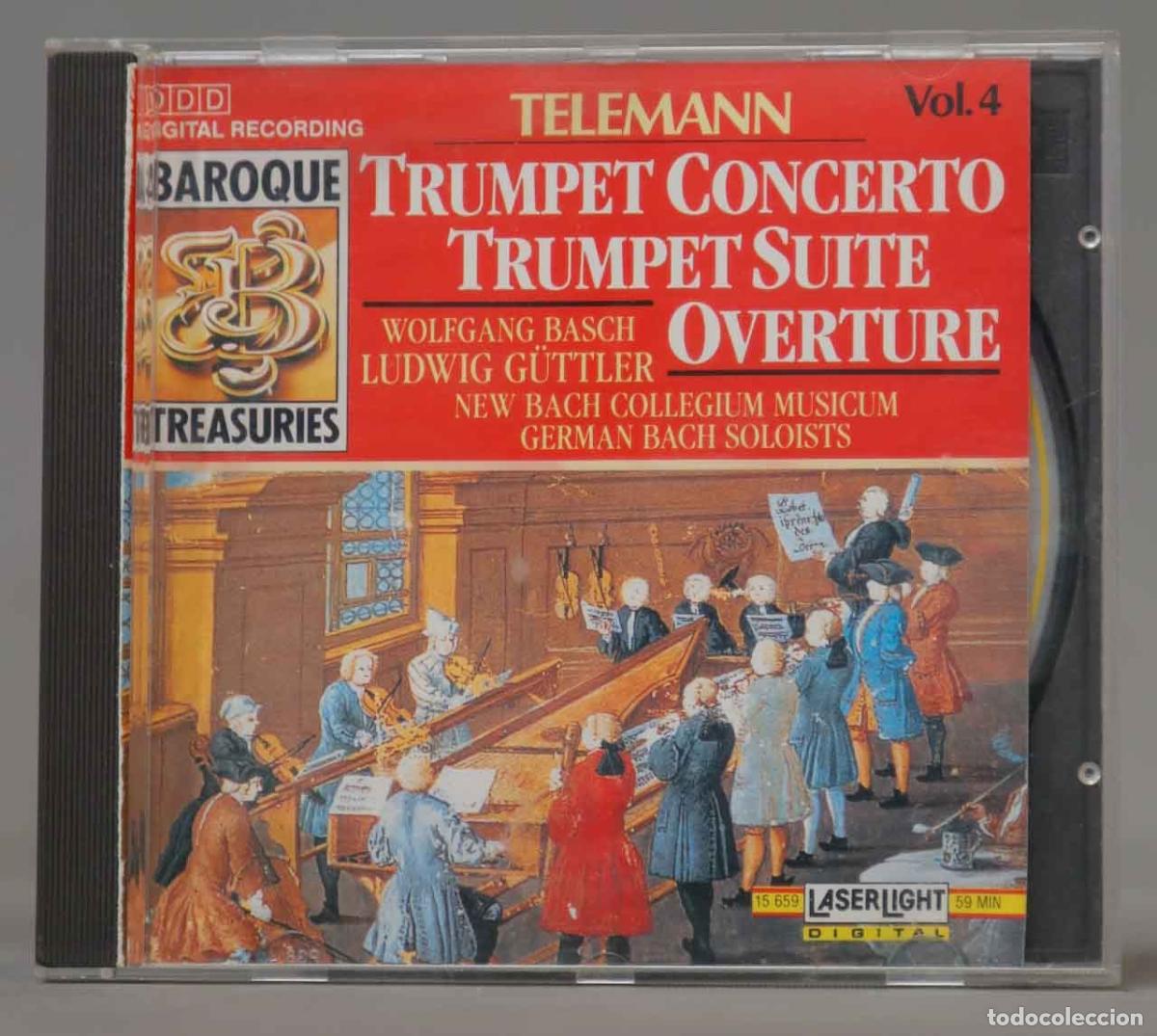 Musik-CDs: CD. Trompetenkonzert / Trompetensuite / Overt&uuml;re. Telemann