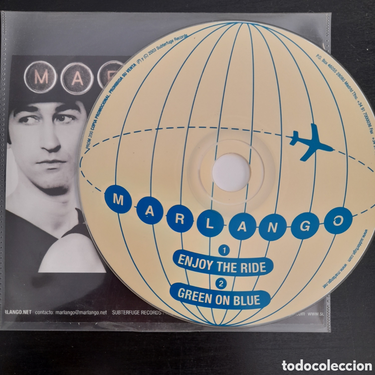 CDs de m&uacute;sica: Marlango &ndash; Enjoy The Ride. CD, Single, Promo - Foto 1