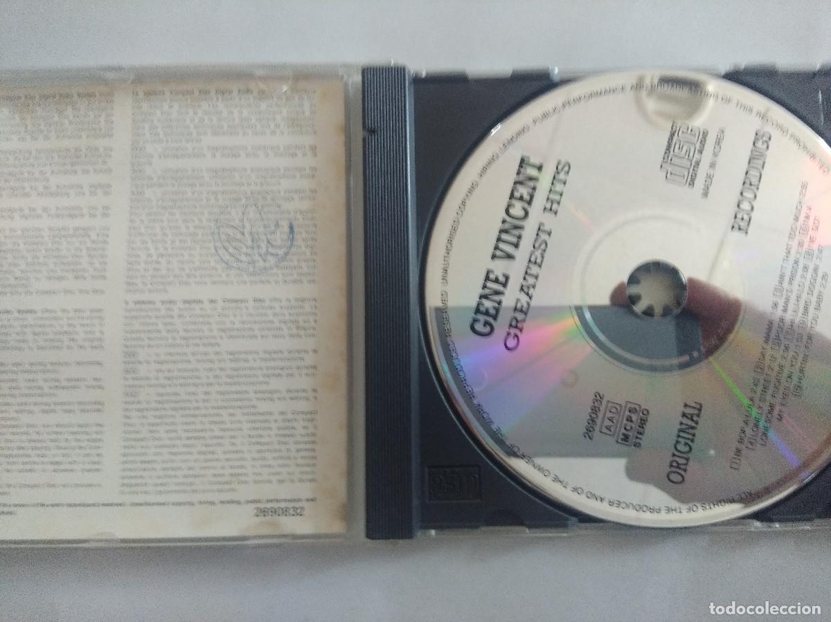 CDs de m&uacute;sica: GENE VINCENT/GREATEST HITS/CD. - Foto 2