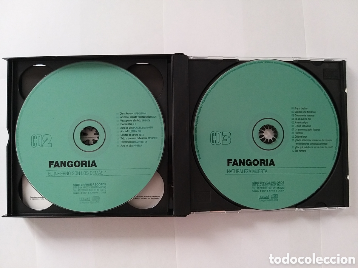 CDs de m&uacute;sica: FANGORIA 3 x CD BOX SET - Foto 5