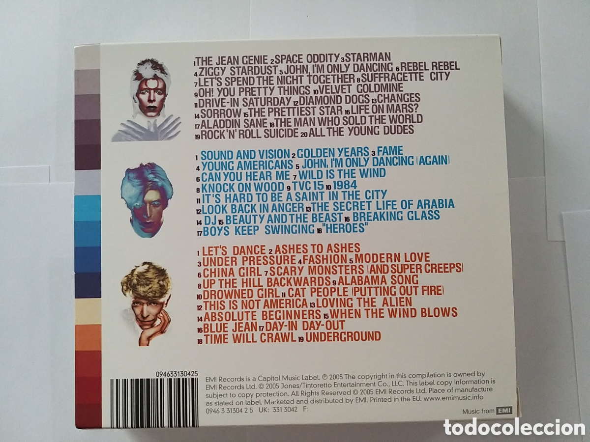 CDs de m&uacute;sica: DAVID BOWIE - THE PLATINUM COLLECTION - 3 CD BOX SET - Foto 2