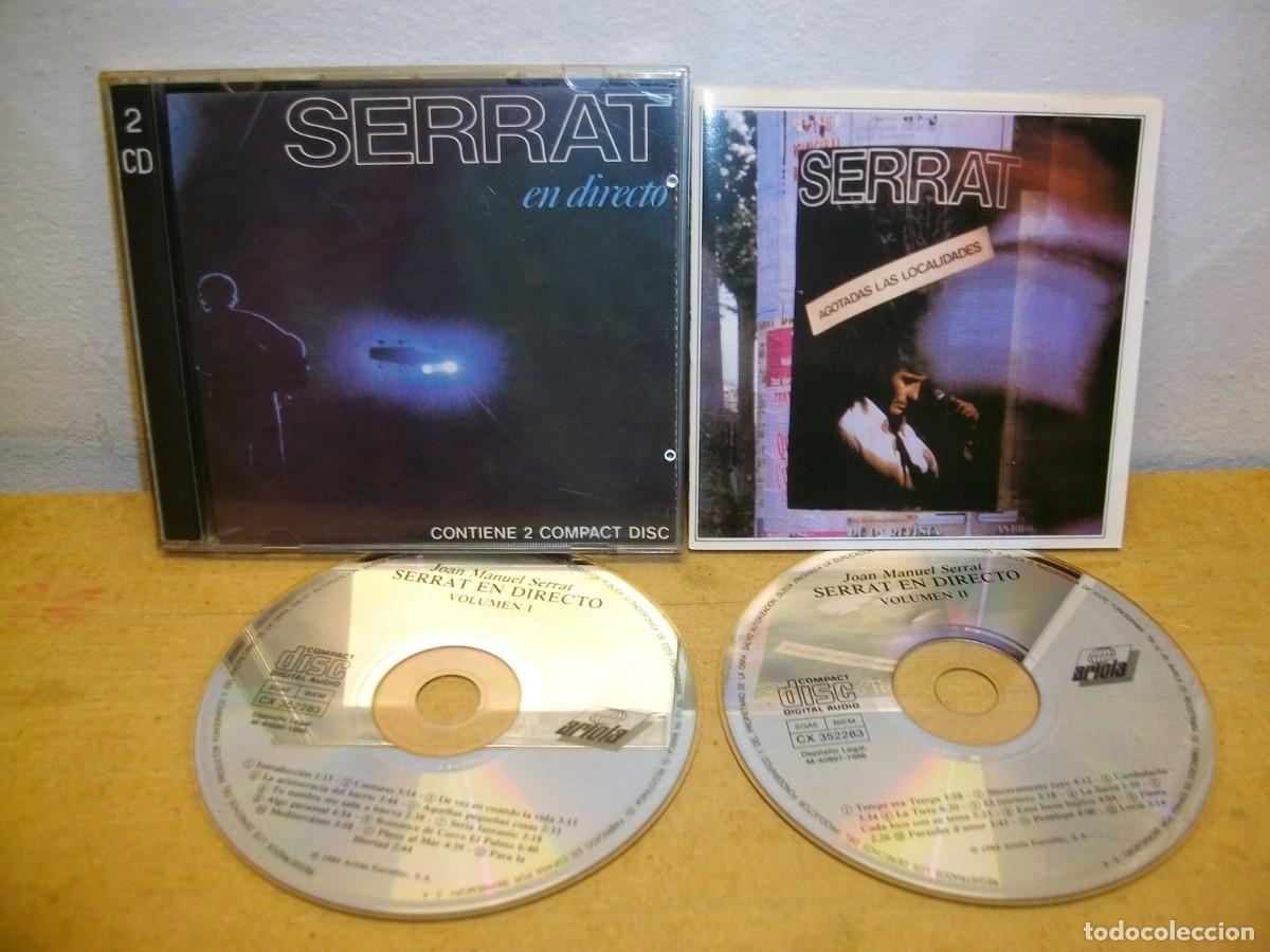 CDs de m&uacute;sica: Serrat* &ndash; En Directo 2 x CD - Foto 1