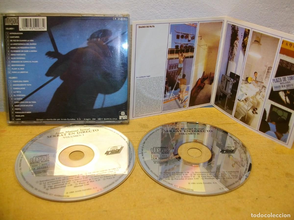 CDs de m&uacute;sica: Serrat* &ndash; En Directo 2 x CD - Foto 2