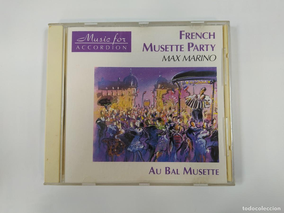 Musik-CDs: FRENCH MUSETTE PARTY. MAX MARINO. AU BAL MUSETTE. MUSIC FOR ACCORDION. CD. TDKCD241