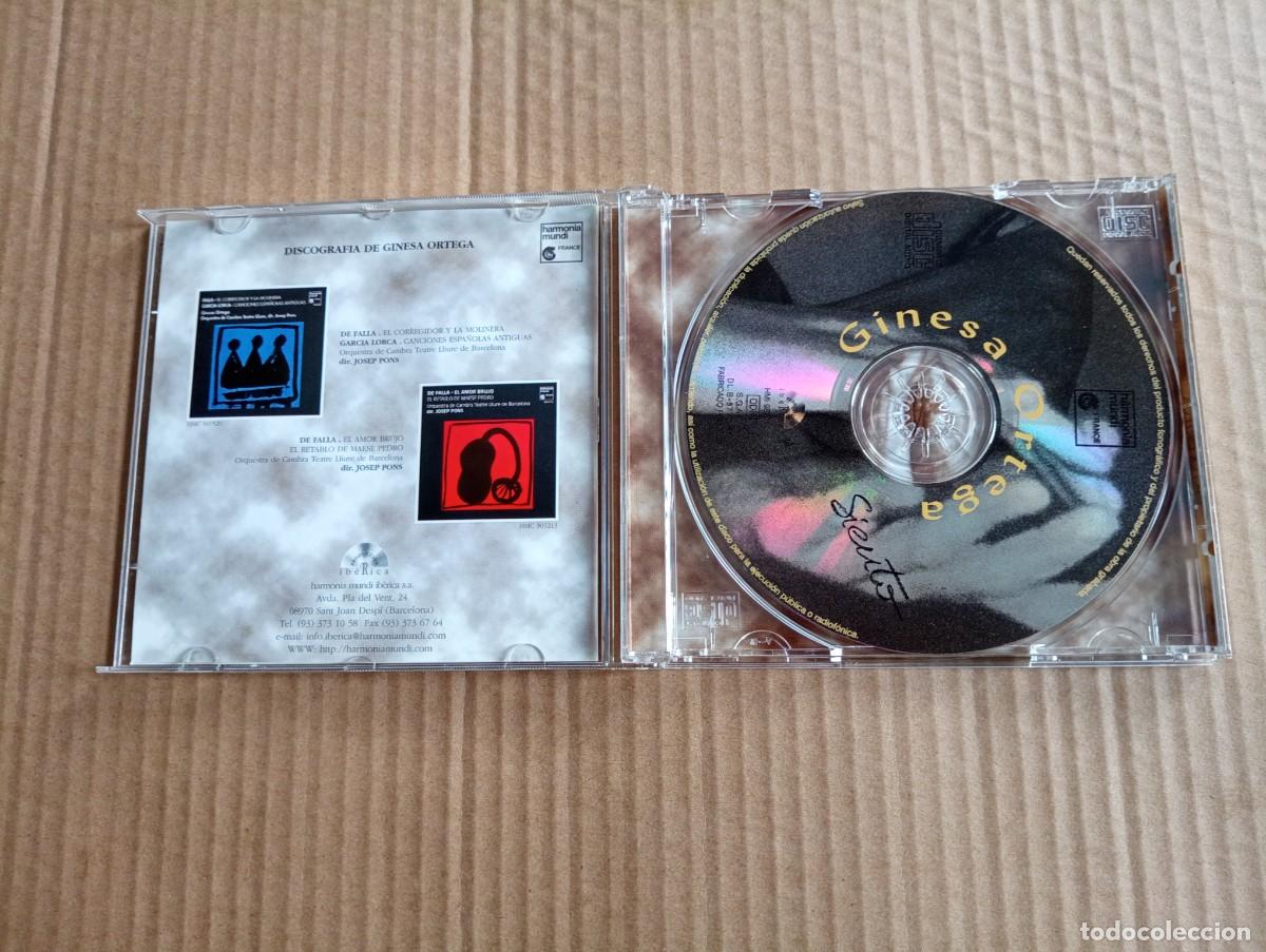 CDs de m&uacute;sica: GINESA ORTEGA - SIENTO CD NUEVO - Foto 2