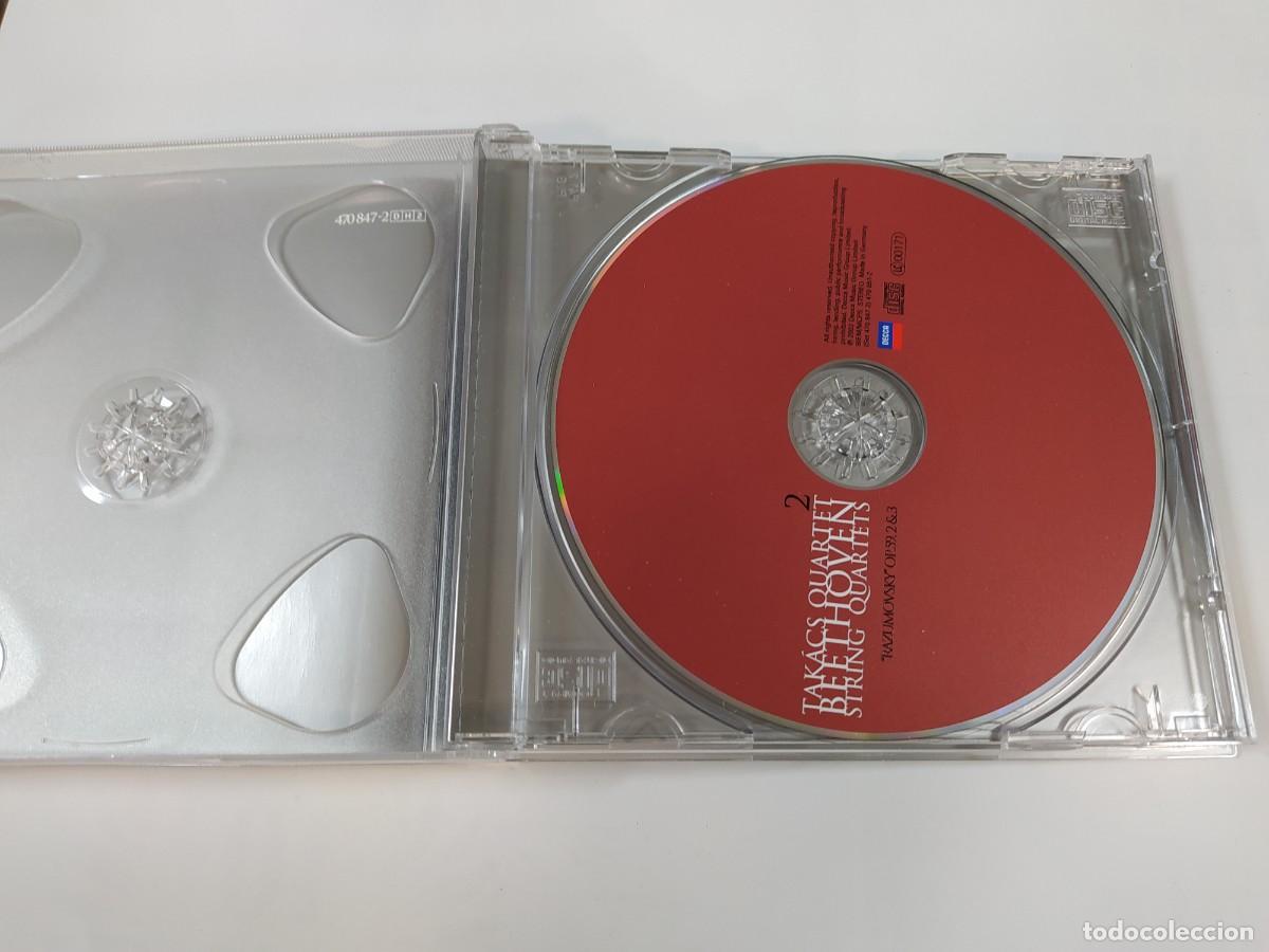 CDs de m&uacute;sica: TAKACS QUARTET. STRING QUARTETS. BEETHOVEN. STRING QUARTETS. DOBLE CD. DECCA. TDKCD243 - Foto 4