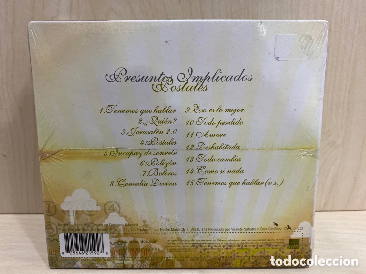 CDs de m&uacute;sica: Presuntos Implicados - Postales (CD, Deluxe) *Precintado* - Foto 2