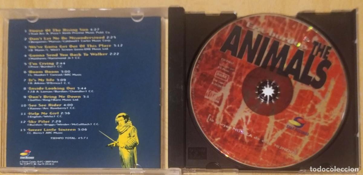 CDs de m&uacute;sica: ERIC BURDON & THE ANIMALS (13 GRANDES EXITOS EN VERSION ORIGINAL) CD 1998 - Foto 3