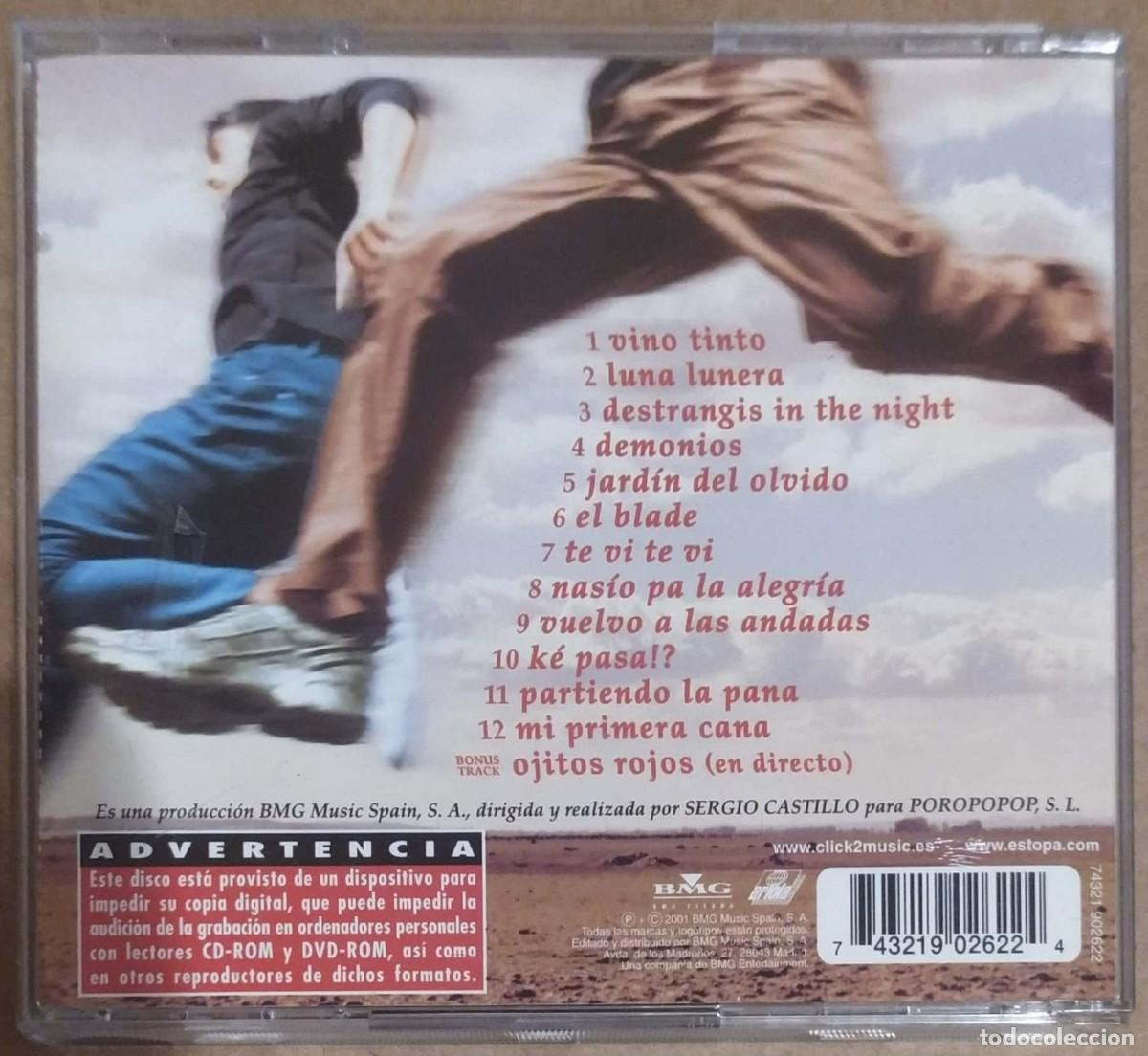 CDs de m&uacute;sica: ESTOPA (DESTRANGIS) CD 2001 - Foto 2