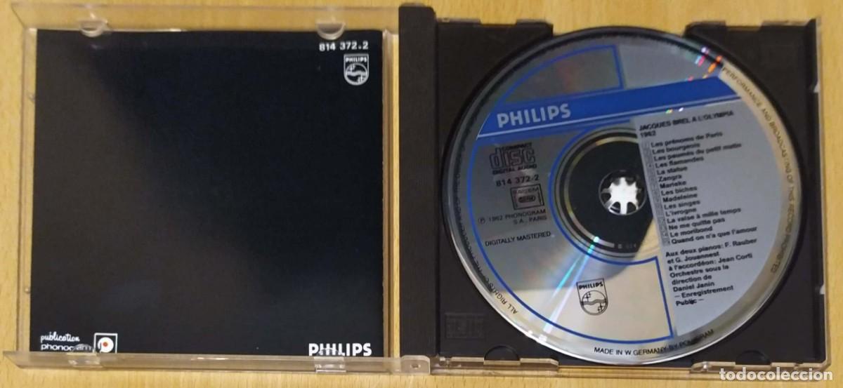 CDs de m&uacute;sica: JACQUES BREL (A LOLYMPIA 1962) CD - Foto 3
