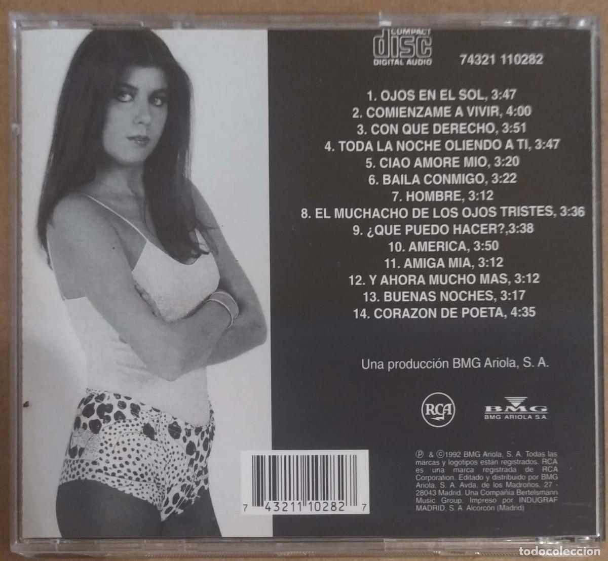 CDs de m&uacute;sica: JEANETTE (CORAZON DE POETA) CD 1992 - Foto 2