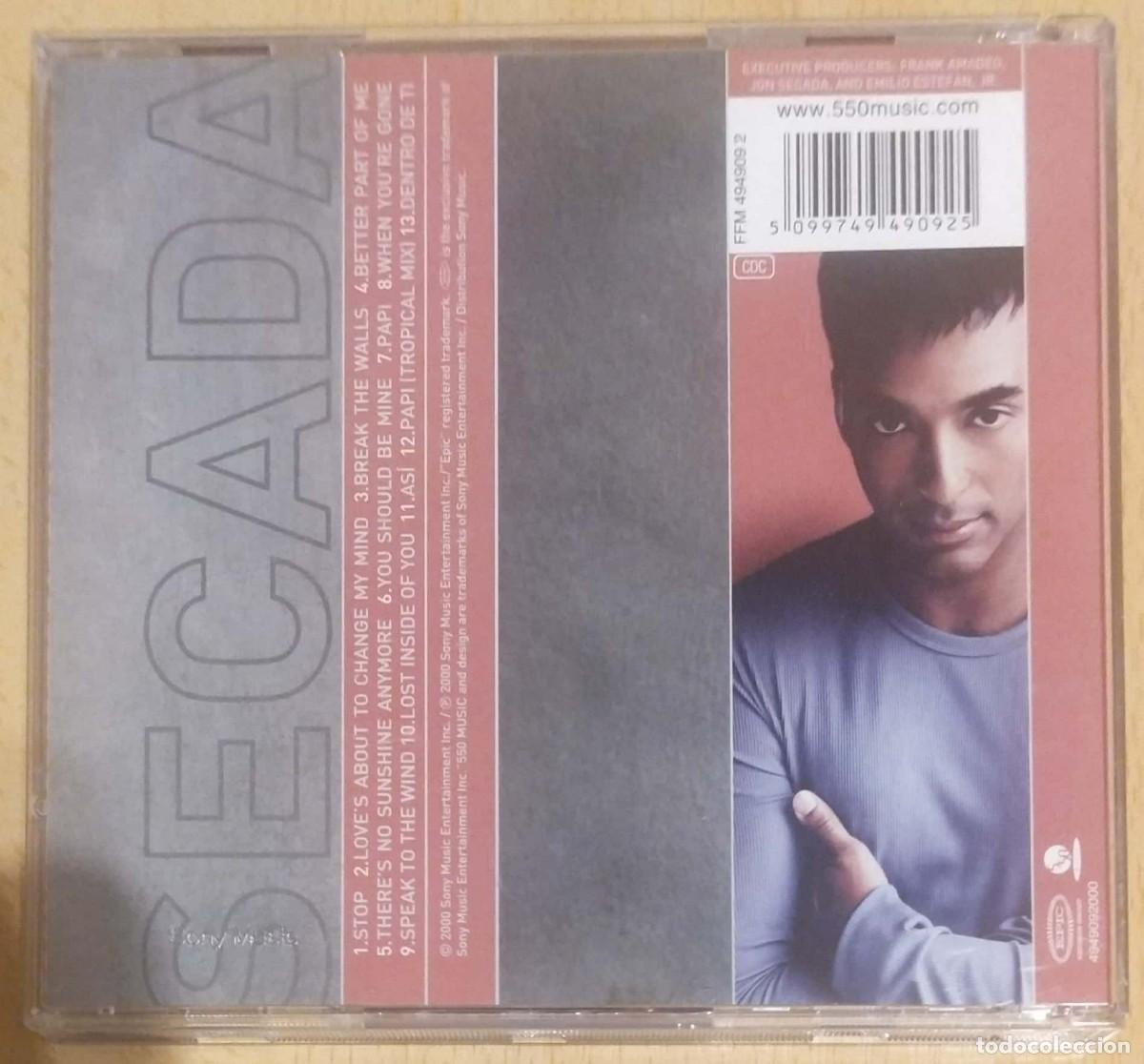 CDs de m&uacute;sica: JON SECADA (BETTER PART OF ME) CD 2000 - Foto 2