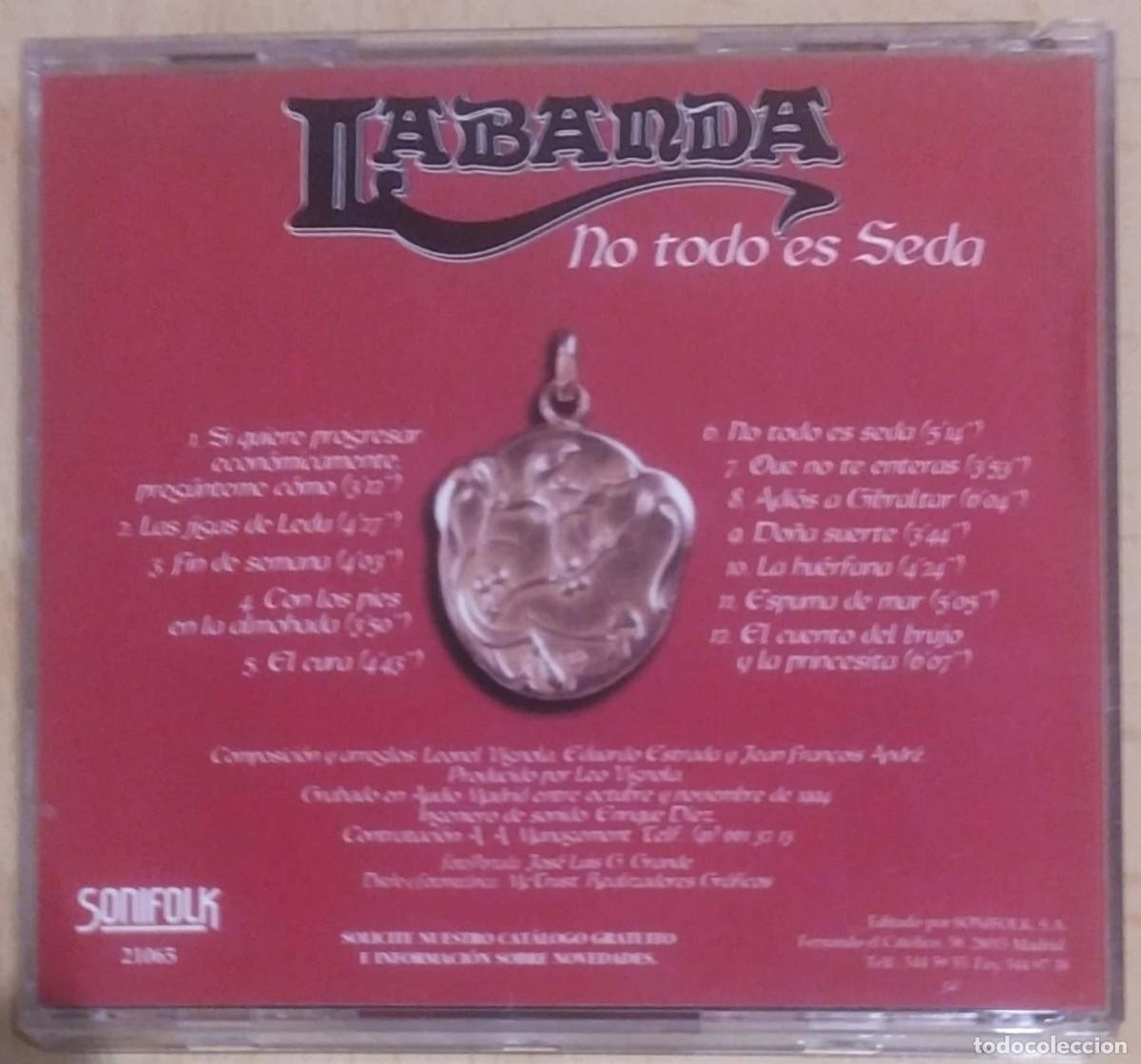 CDs de m&uacute;sica: LABANDA (NO TODO ES SEDA) CD 1995 - Foto 2