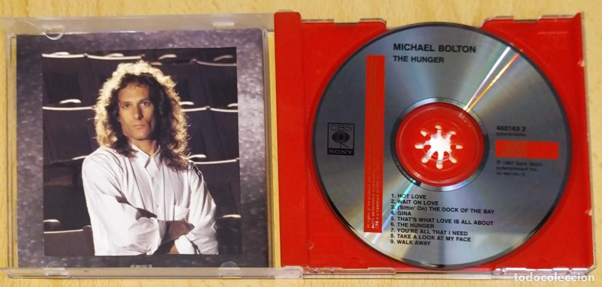 CDs de m&uacute;sica: MICHAEL BOLTON (THE HUNGER) CD 1987 - Foto 3
