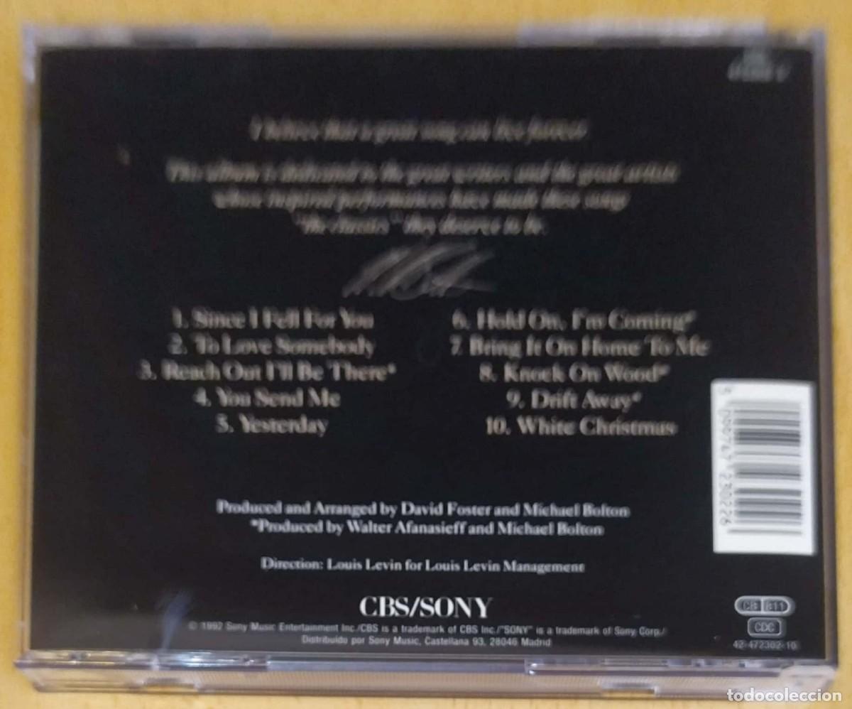 CDs de m&uacute;sica: MICHAEL BOLTON (TIMELESS (THE CLASSICS)) CD 1992 - Foto 2