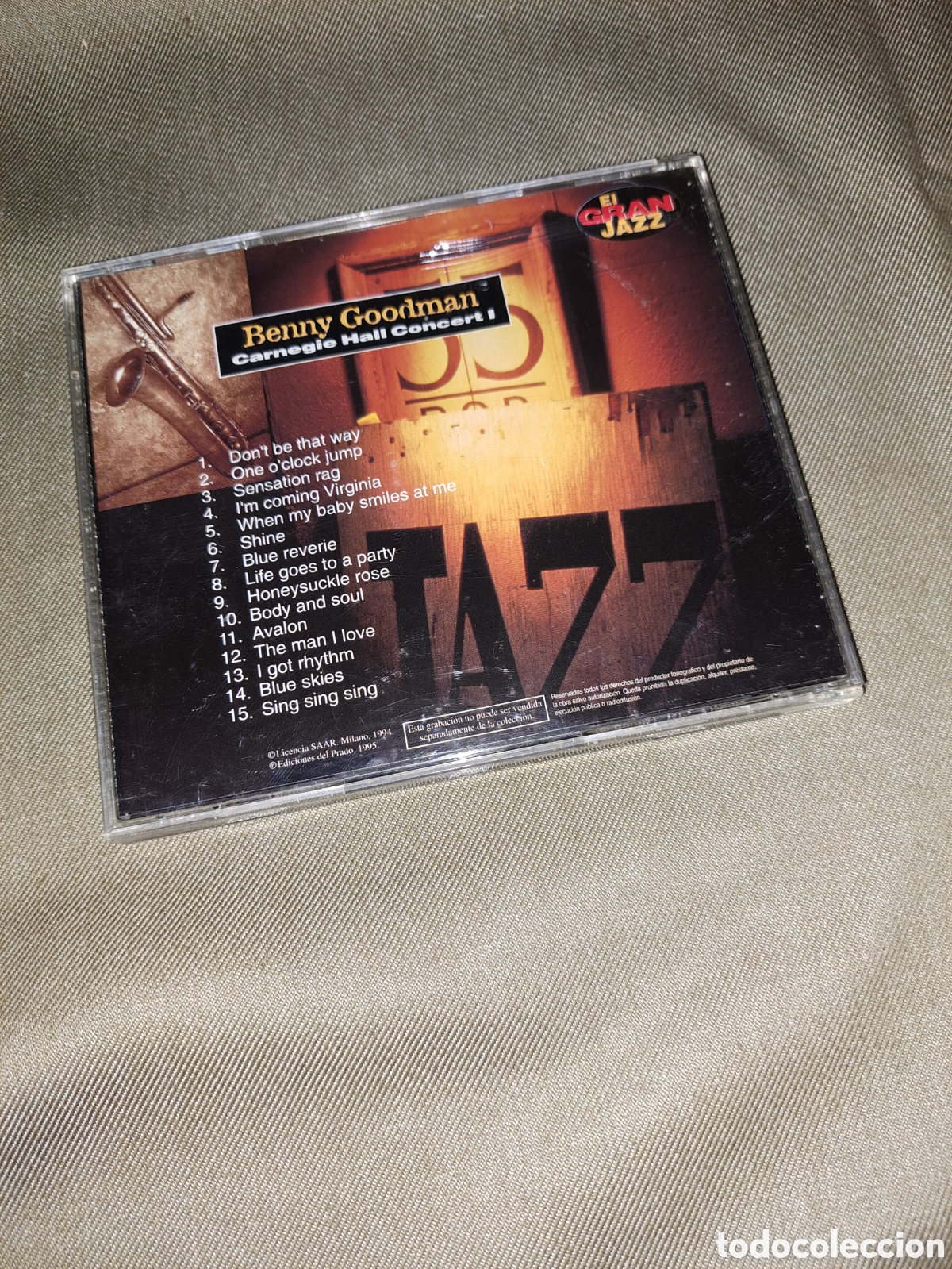 CDs de m&uacute;sica: CD BENNY GOODMAN, GRAN JAZZ - Foto 2
