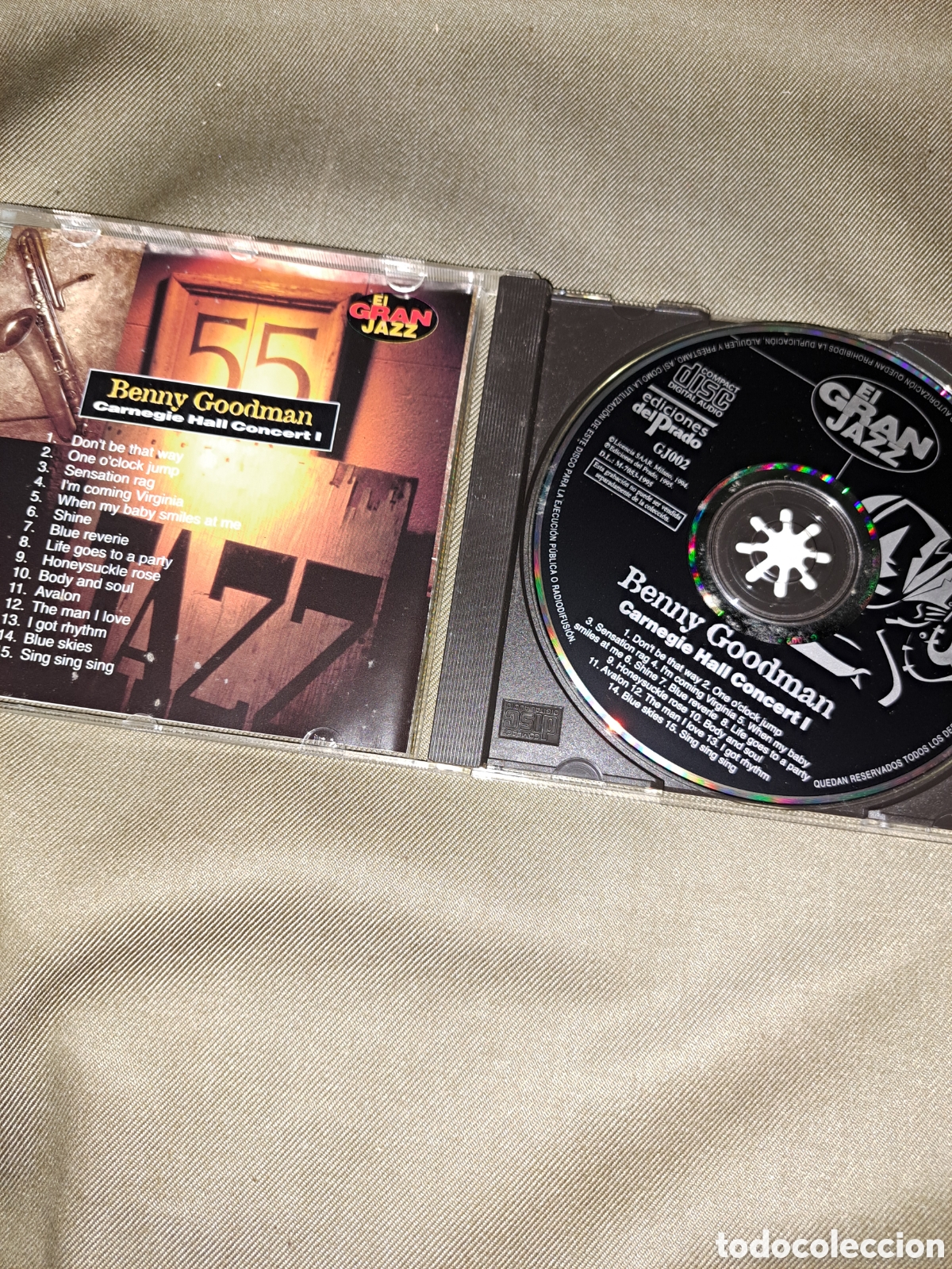 CDs de m&uacute;sica: CD BENNY GOODMAN, GRAN JAZZ - Foto 3