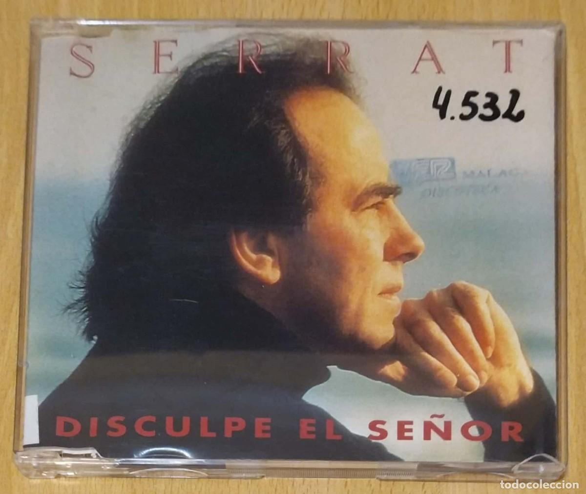 CDs de m&uacute;sica: JOAN MANUEL SERRAT (DISCULPE EL SE&Ntilde;OR) CD Single 1992 - Foto 1