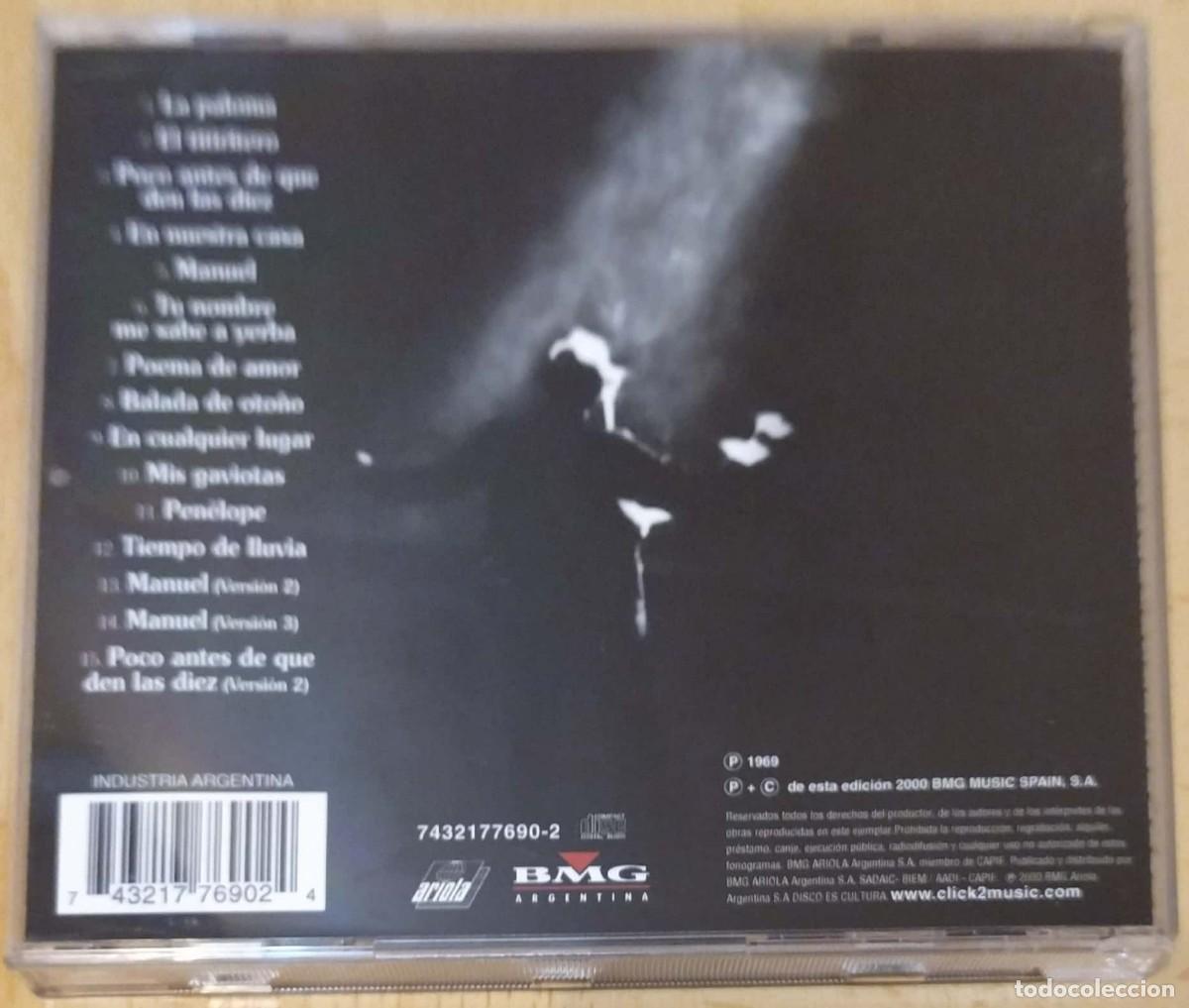 CDs de m&uacute;sica: JOAN MANUEL SERRAT (LA PALOMA) CD 2000 - Foto 2