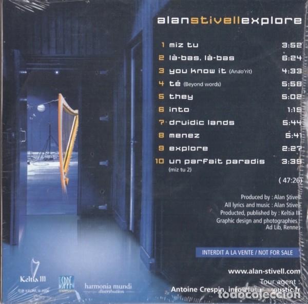 CDs de m&uacute;sica: Alan Stivell &lrm;&ndash; Explore - CD - Cardboard Sleeve Promo - Foto 2