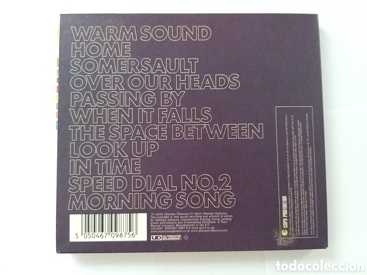 CDs de m&uacute;sica: ZERO7 - WHEN IT FALLS - LIMITED EDITION CD - Foto 3