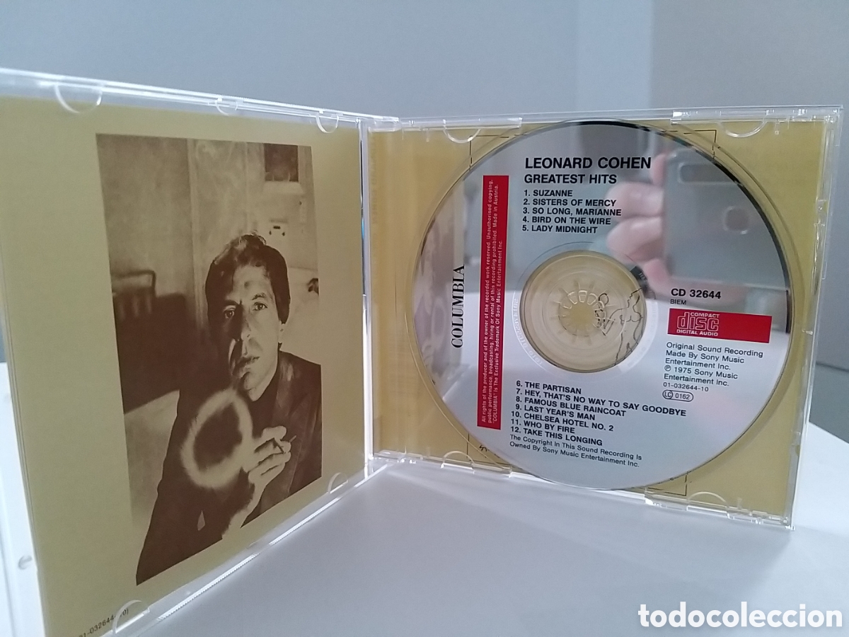 CDs de m&uacute;sica: LEONARD COHEN - GREATEST HITS CD - Foto 3