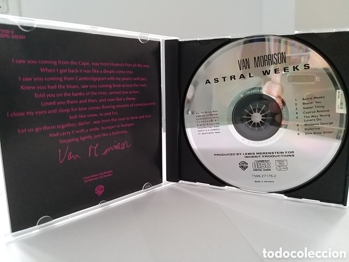 CDs de m&uacute;sica: VAN MORRISON - ASTRAL WEEKS CD - Foto 3