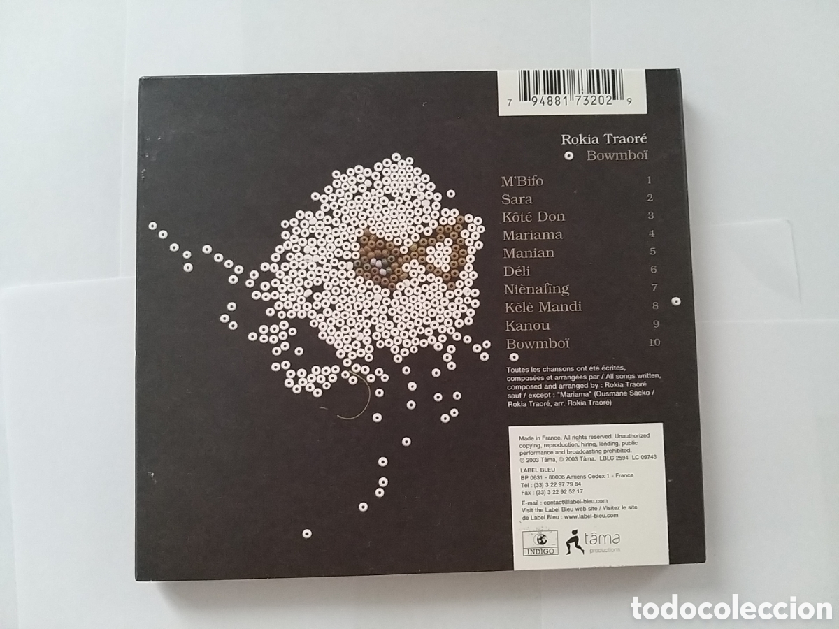CDs de m&uacute;sica: ROKIA TRAORE - BOWMBOT & TCHAMANTCHE - 2 CD SET - Foto 4
