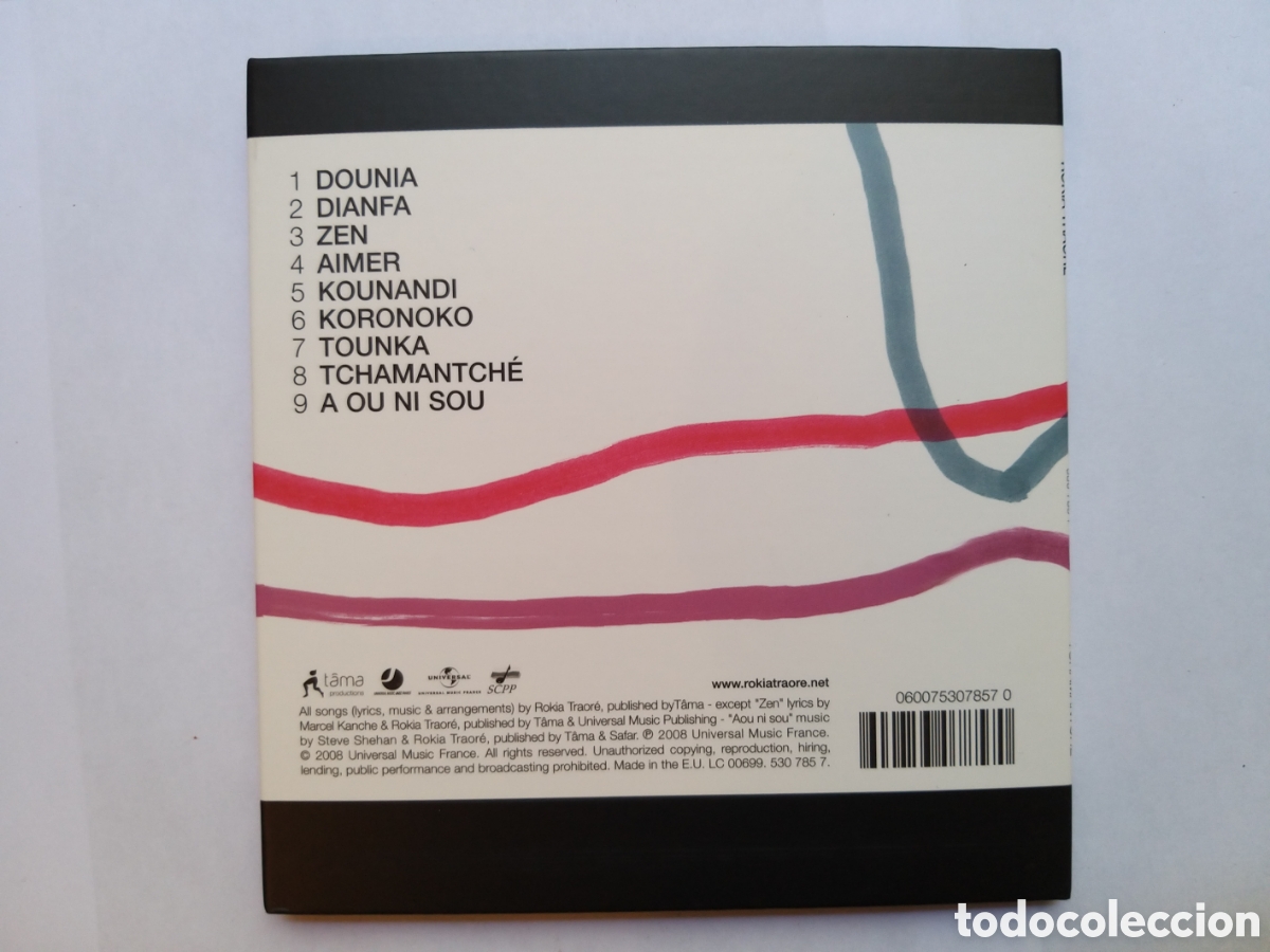 CDs de m&uacute;sica: ROKIA TRAORE - BOWMBOT & TCHAMANTCHE - 2 CD SET - Foto 8