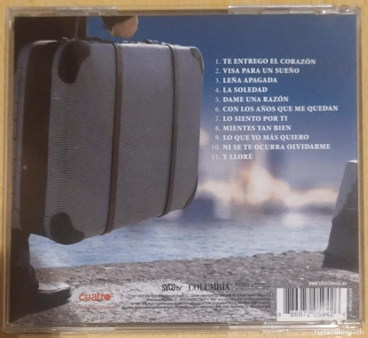 CDs de m&uacute;sica: WALTER (TE ENTREGO EL CORAZON) CD 2007 - Foto 2