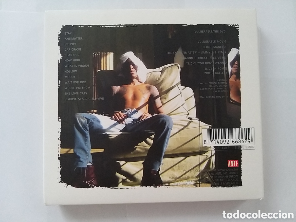 CDs de m&uacute;sica: TRICKY - VULNERABLE - CD + DVD SET - Foto 3