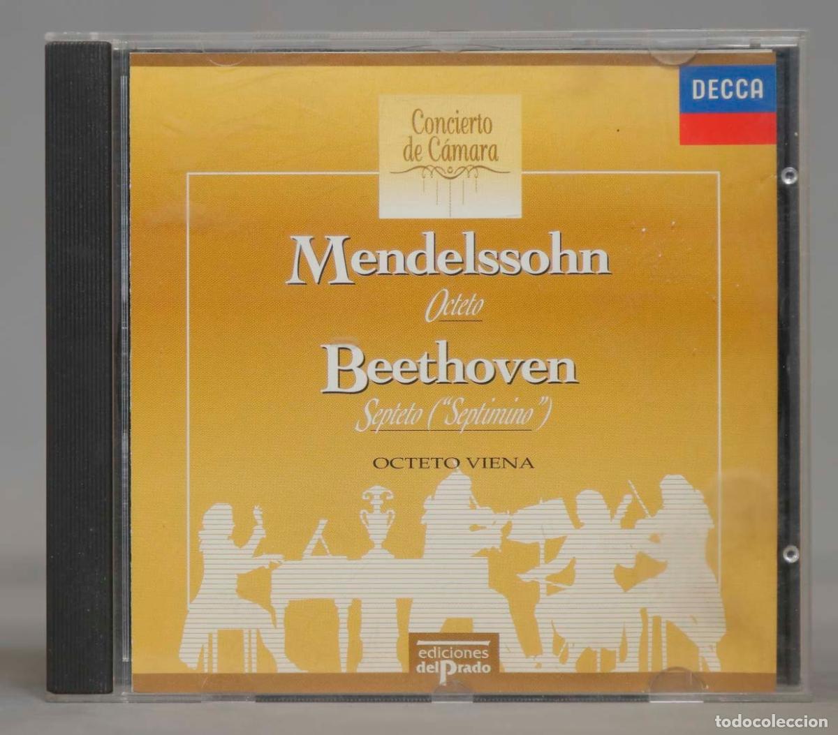 CDs de m&uacute;sica: CD. MENDELSSOHN. BEETHOVEN. OCTETO VIENA - Foto 1