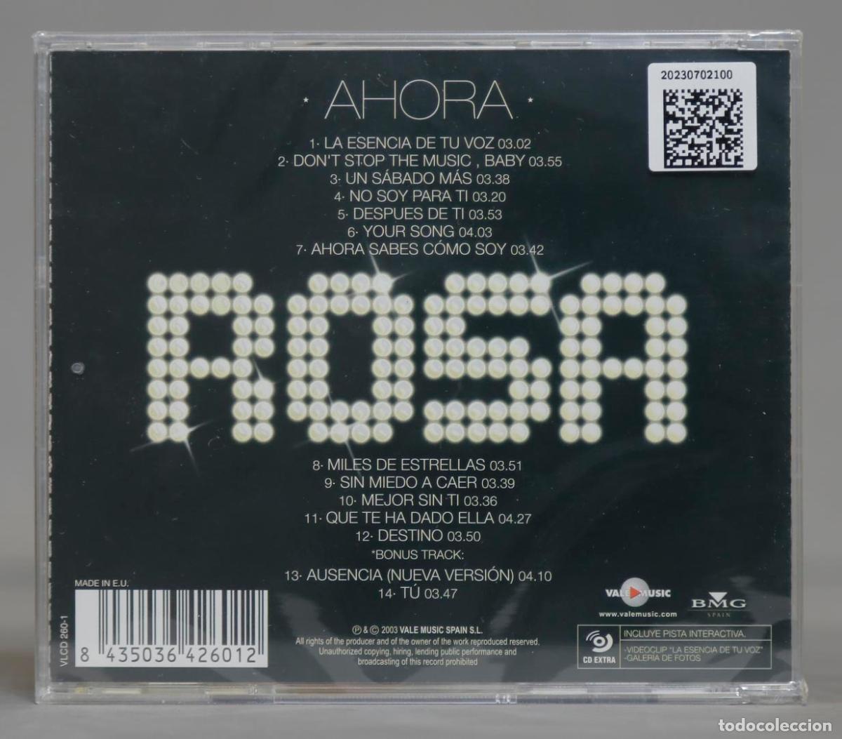 CDs de m&uacute;sica: CD. ROSA. AHORA. PRECINTADO - Foto 2
