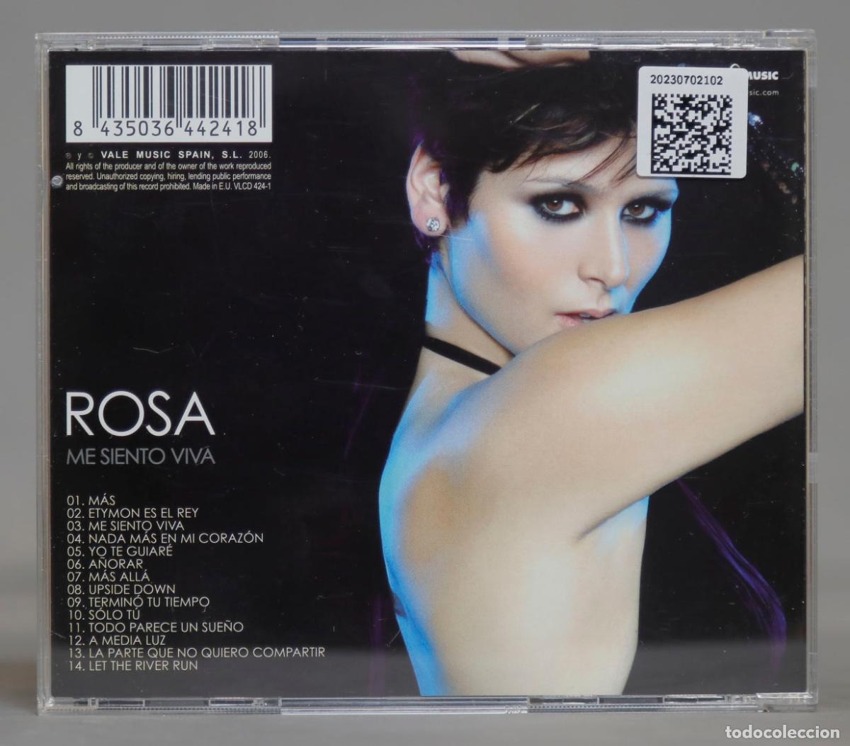 CDs de m&uacute;sica: CD. Me Siento Viva. ROSA - Foto 2
