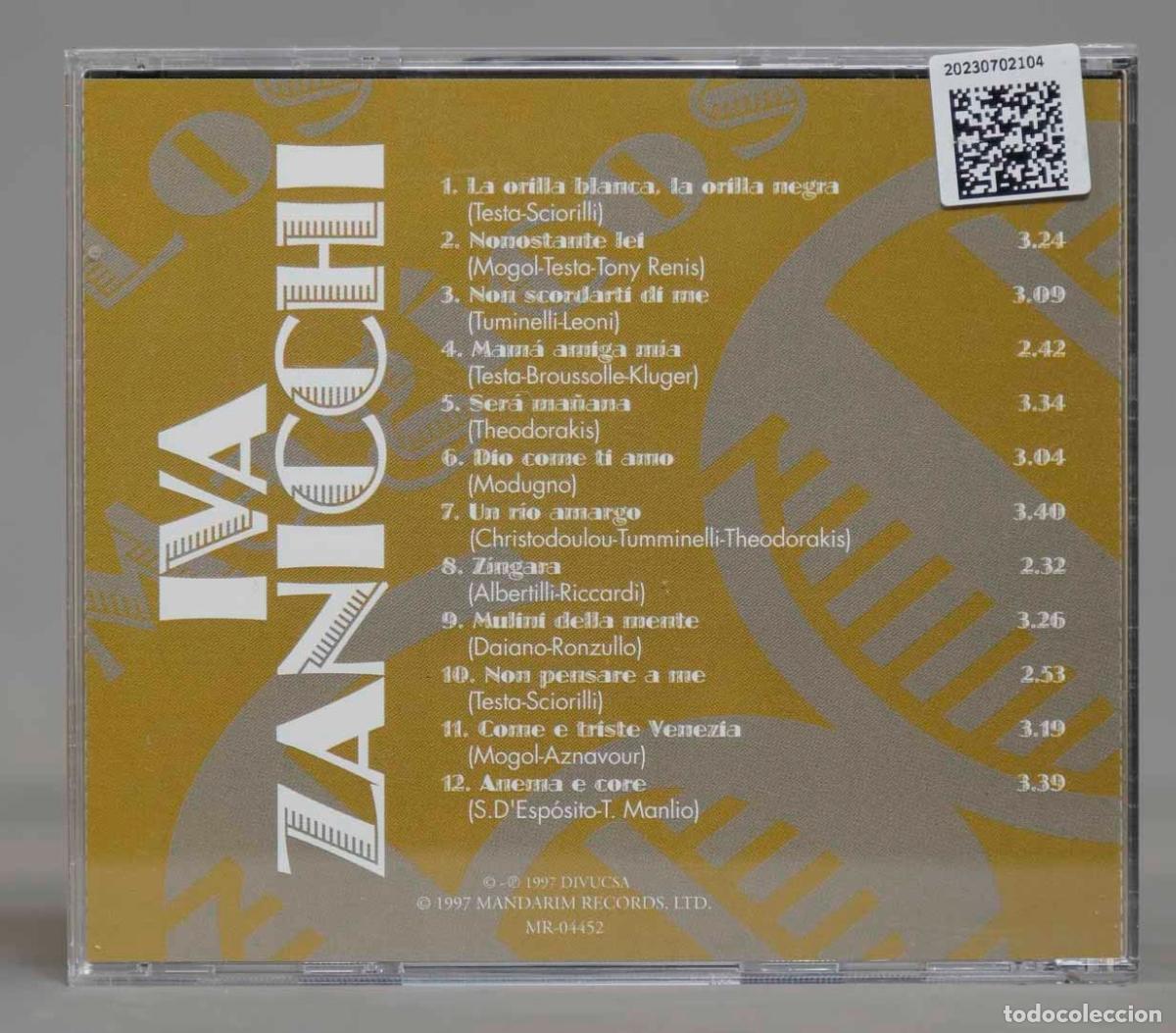 CDs de m&uacute;sica: CD. Iva Zanicchi &ndash; Los M&aacute;gicos 60 - Foto 2