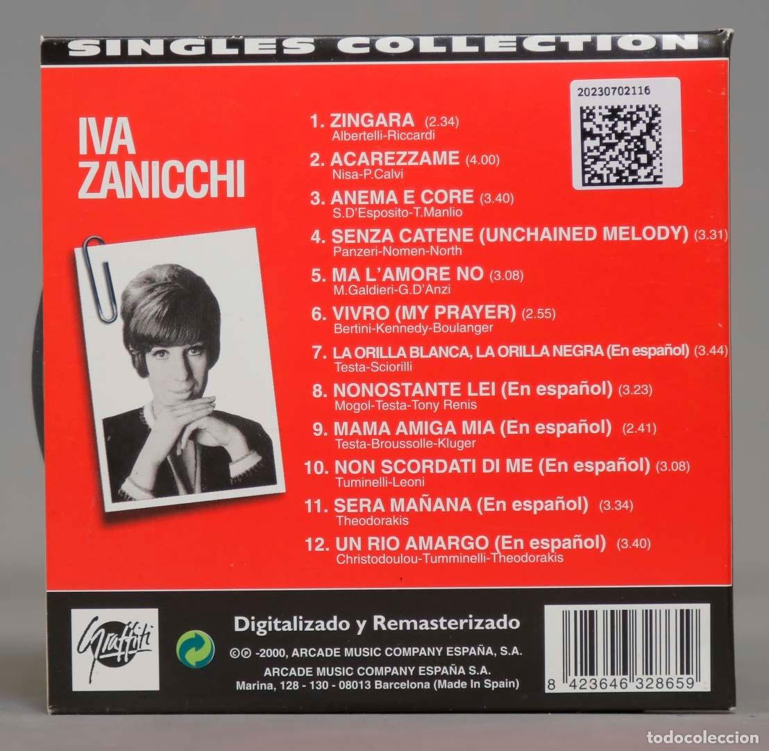 CDs de m&uacute;sica: CD. Iva Zanicchi &ndash; Singles Collection - Foto 2
