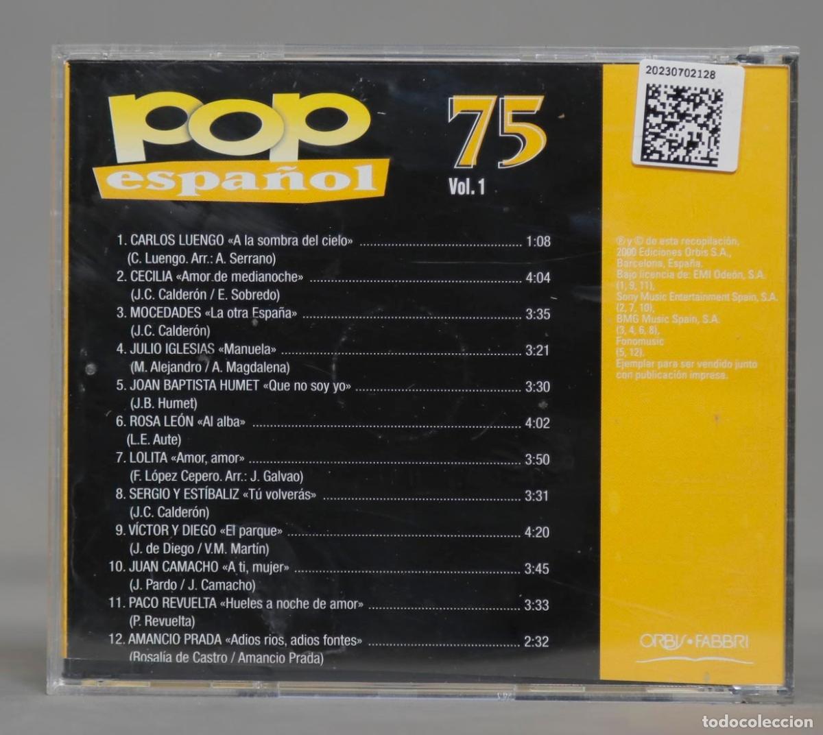 CDs de m&uacute;sica: CD. Various &ndash; Pop Espa&ntilde;ol 75 (Vol.2) - Foto 2