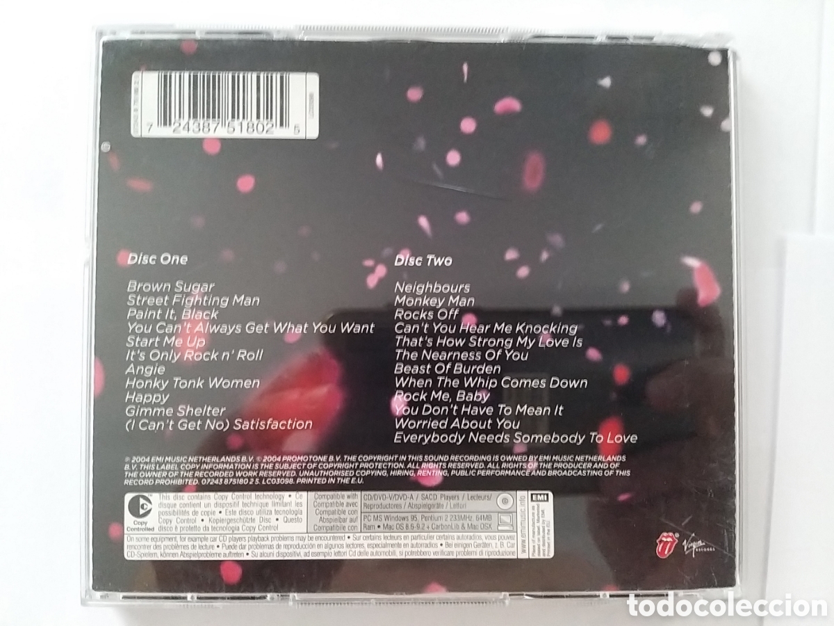 CDs de m&uacute;sica: THE ROLLING STONES - LIVE LICKS - 2 CD SET - Foto 2