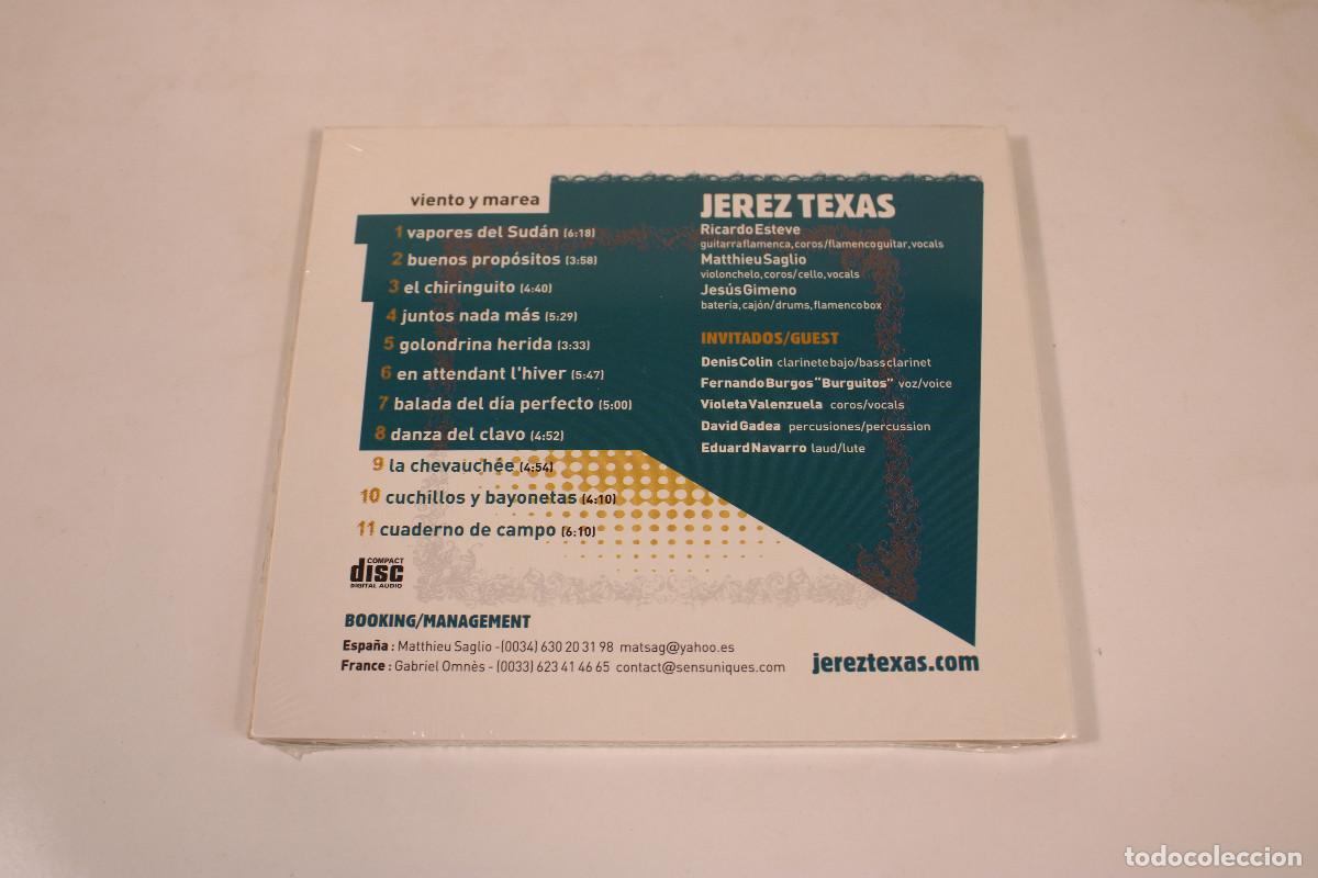 CDs de m&uacute;sica: jerez texas - viento y marea - CD - C111 - Foto 2