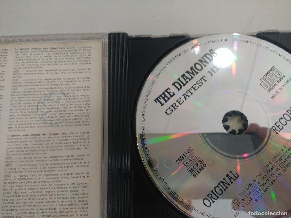 CDs de m&uacute;sica: THE DIAMONDS/GREATEST HITS/CD. - Foto 2