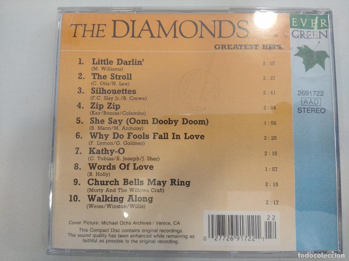CDs de m&uacute;sica: THE DIAMONDS/GREATEST HITS/CD. - Foto 3