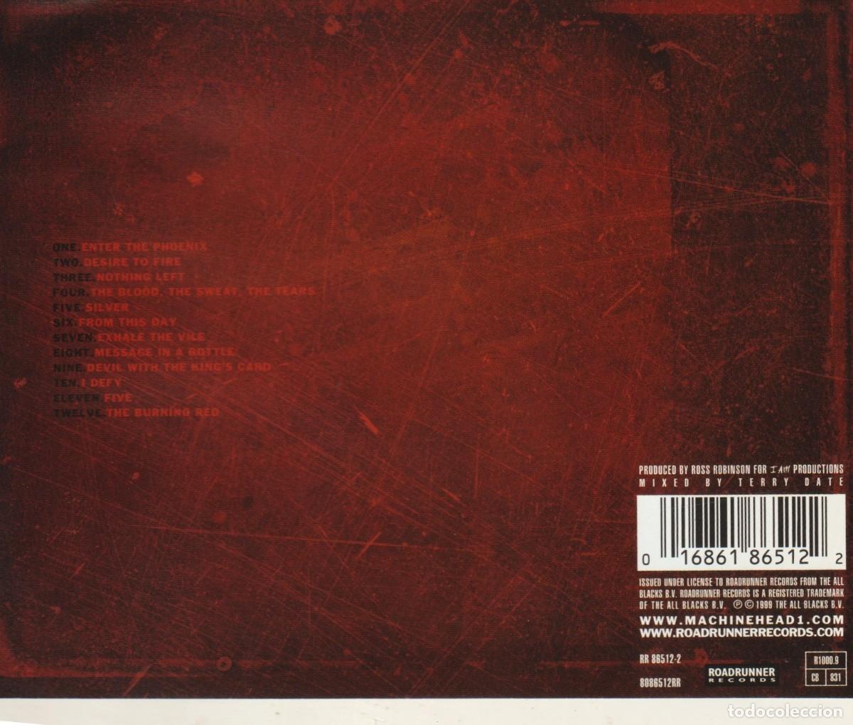 CDs de m&uacute;sica: �R5315 - MACHINE HEAD. THE BURNING RED. CD. - Foto 2