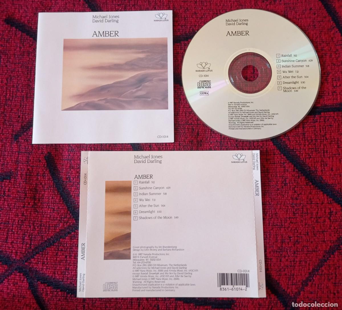 CDs de m&uacute;sica: MICHAEL JONES / DAVID DARLING ** Amber ** CD ORIGINAL 1987 - Foto 1