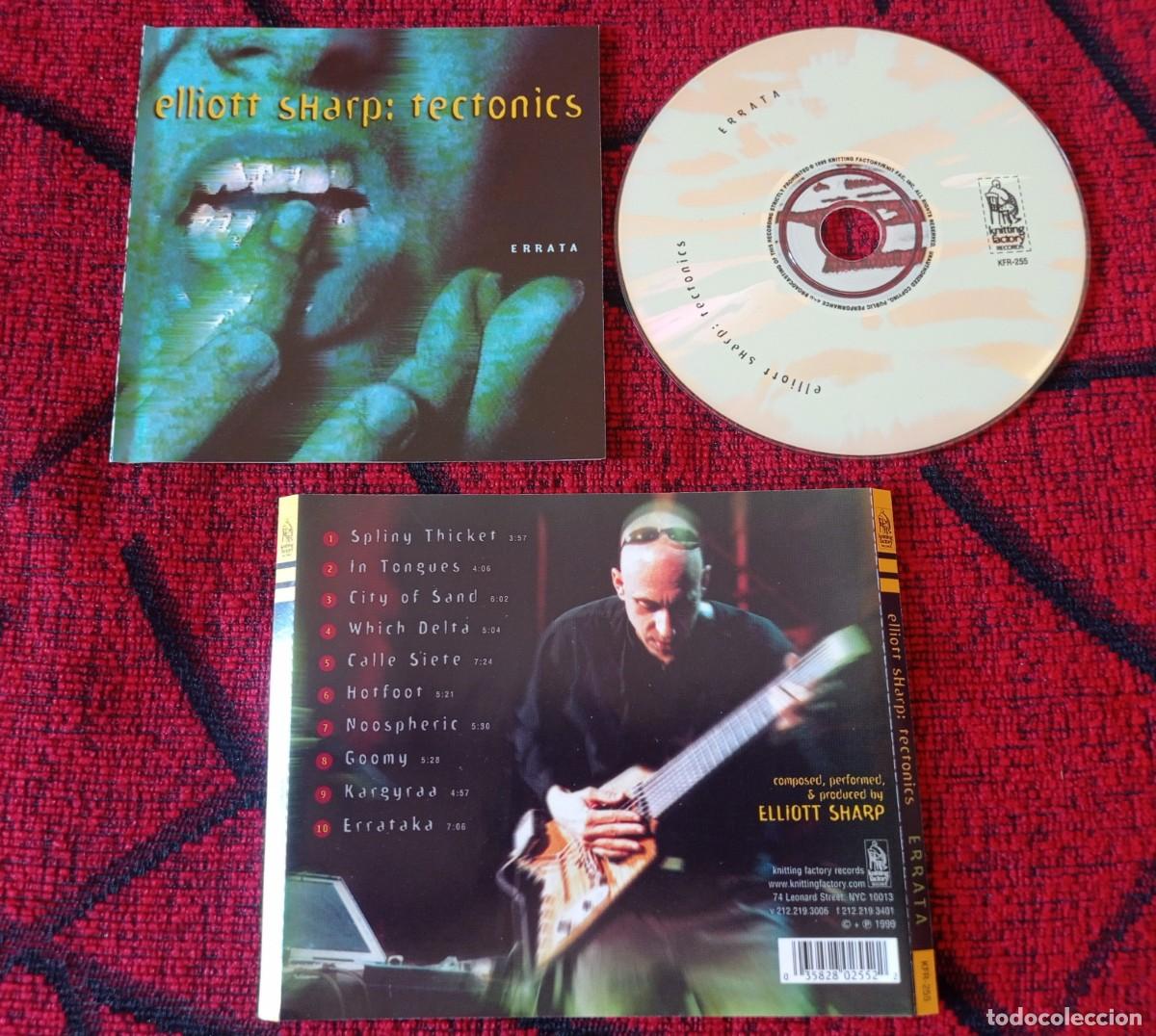 CDs de m&uacute;sica: ELLIOTT SHARP: TECTONICS ** Errata ** CD ORIGINAL 1999 USA - Foto 1
