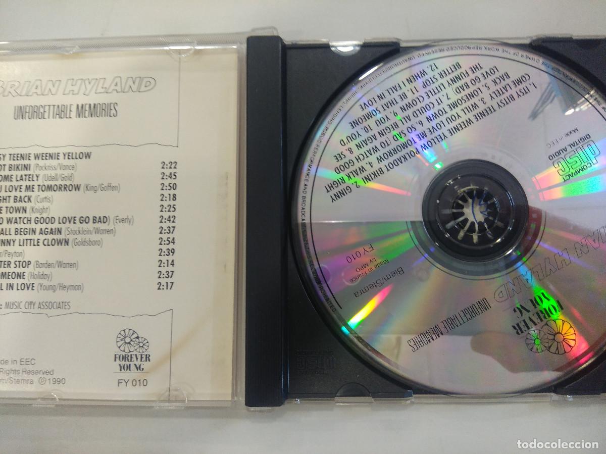 CDs de m&uacute;sica: BRIAN HYLAND/UNFORGETTABLE MEMORIES/CD. - Foto 2