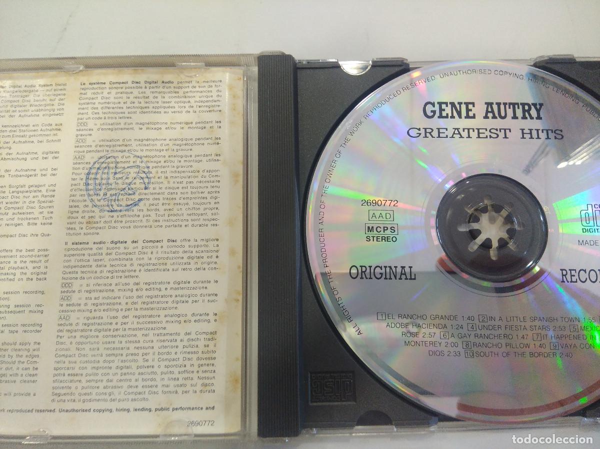 CDs de m&uacute;sica: GENE AUTRY/GREATEST HITS/CD. - Foto 2